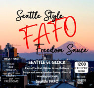 Seattle Style FAFO Fundraiser for Pantel Tactical - 9mm 115 gr FMJ, 1200 FPS, 120 rds