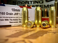 10mm 165 grain JHP @ 1,350fps