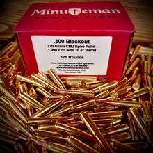 Slow Cooked Blackout Beans - 300BLK,  220 Grain CMJ Spire Point, 1000 FPS