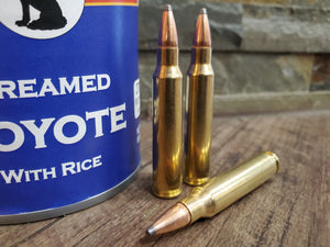 Creamed Coyote with Rice - .223 Remington, 55 grain BTHP, 2700 FPS, 60 rds