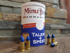 Talent + Speed Competition loads - 9mm 147 gr Blue bullets, 130 PF, 120 rds