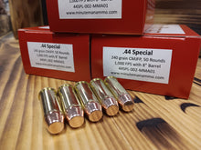 .44 Special, 240 grain CMJFP, @ 1,000 FPS