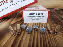 9mm 115 grain XTP @ 1,260 FPS.