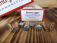 9mm 115 grain XTP @ 1,260 FPS.