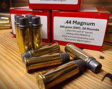 .44 Magnum 260 grain SWC Hard-Cast @ 1,500 fps, 20 rds - Bear Down Collection