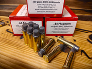 .44 Magnum 260 grain SWC Hard-Cast @ 1,500 fps, 20 rds - Bear Down Collection