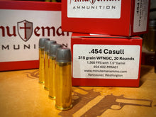 .454 Casull 315 grain WFNGC Hard-Cast @ 1,560 FPS, 20 Rds - Bear Down Collection