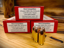9mm Competition Load - 124 grain HBRN CMJ - 130 PF