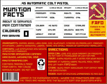 Communist Punch FAFO - 45ACP, 230 gr CMJ-RN, 800 FPS, 70 rds
