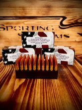 .300 Blackout 125 grain Hornady FMJ @ 2,050 FPS.
