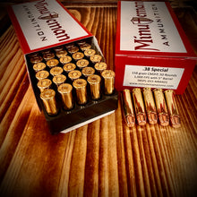 .38 Special, 158 grain CMJFP, 1,000 FPS, 50 Rounds.