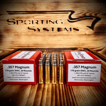 .357 Magnum 170 grain SWC Hard-Cast @ 1,350 FPS, 20 Rds - Bear Down Collection