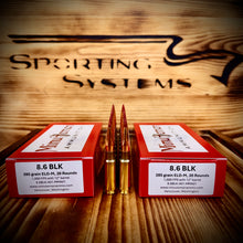 Lapua Lite - 8.6 Blackout, 285 grain ELD-M, 1000 FPS