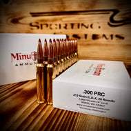 300 PRC, 212 gr ELD-X, 2,860 FPS, 20 Rd box