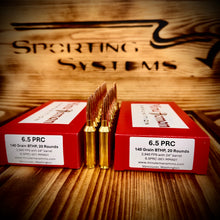 6.5 PRC, 140 gr BTHP-M, 2,940 FPS, 20 Rd box
