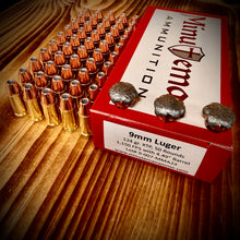 9mm 124 grain XTP @ 1,150 fps. 50 rounds.