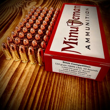 9mm Competition Load - 124 grain HBRN CMJ - 130 PF