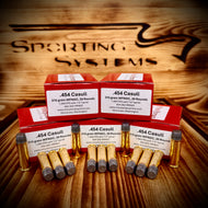 .454 Casull 315 grain WFNGC Hard-Cast @ 1,560 FPS, 20 Rds - Bear Down Collection
