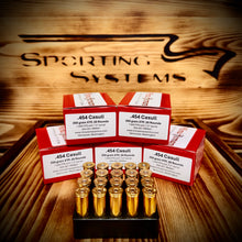 .454 Casull 250 grain XTP @ 1,650 FPS. 20 Rds.