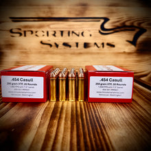 .454 Casull 250 grain XTP @ 1,650 FPS. 20 Rds.