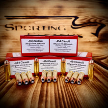 .454 Casull 250 grain XTP @ 1,650 FPS. 20 Rds.
