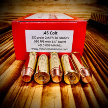 .45 Colt 250 grain CMJFP @ 930 FPS