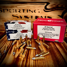 .38 Special, 148 grain Lead Semi-Wadcutter, 1,020 FPS