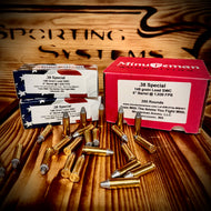 .38 Special, 148 grain Lead Semi-Wadcutter, 1,020 FPS