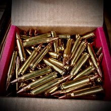 .223 Remington 55 grain BTHP @ 2,950 FPS.