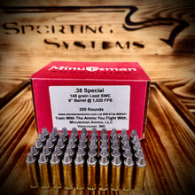 .38 Special, 148 grain Lead Semi-Wadcutter, 1,020 FPS