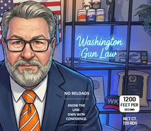 Washington Gun Law - 9mm, 115 gr CMJ-RN, 1200 FPS, 120 rds