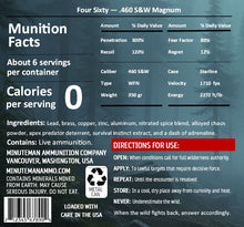 Predator's Reckoning, 460 S&W 350 grain WFNGC Hard-Cast @ 1,710 FPS, 30 Rds.