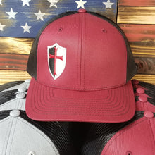 Cardinal and Black Trucker Style Hat w/ Logo